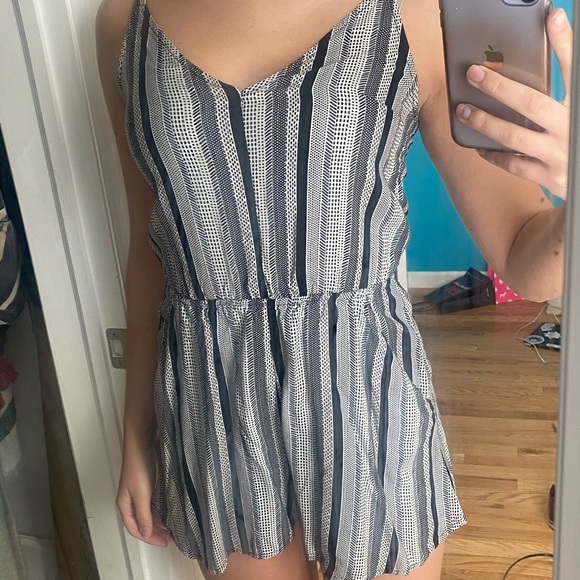 H&M Other - Multi striped Romper H&M